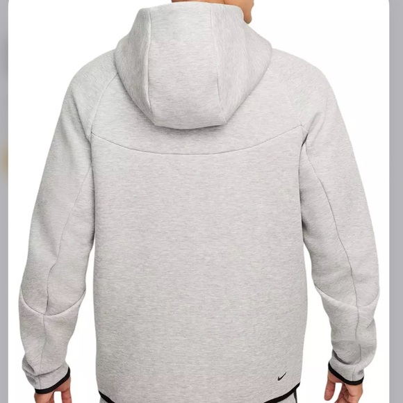 NIKE FLEECE ZIP UP HOODIE GREY - XL - Picture 3 of 8